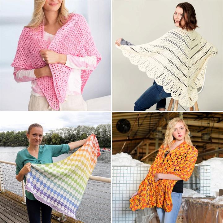 25 Free Crochet Prayer Shawl Patterns - Easy Crochet Prayer Shawl Pattern for Beginners