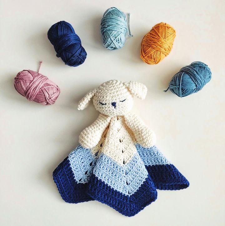 Crochet Puppy Baby Lovey Step by Step Instructions