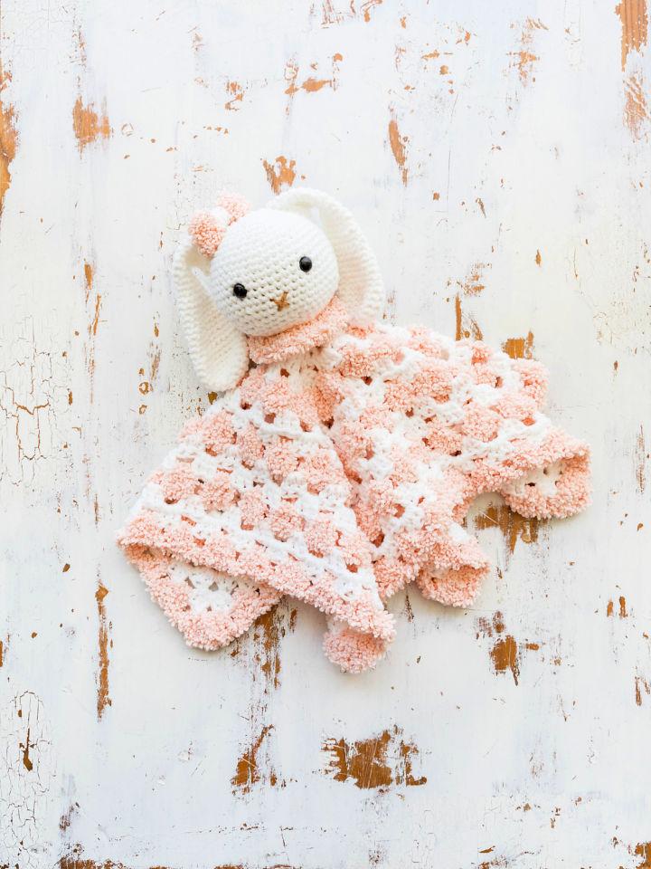 Crochet Snuggly Bunny Baby Lovey Pattern