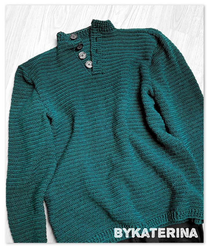 Crochet Standard Mens Sweater Pattern