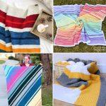 30 Free Striped Crochet Blanket Patterns