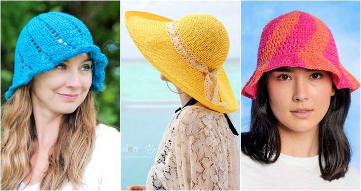 25 Free Crochet Sun Hat Patterns (Easy Crochet Summer Hat Pattern)