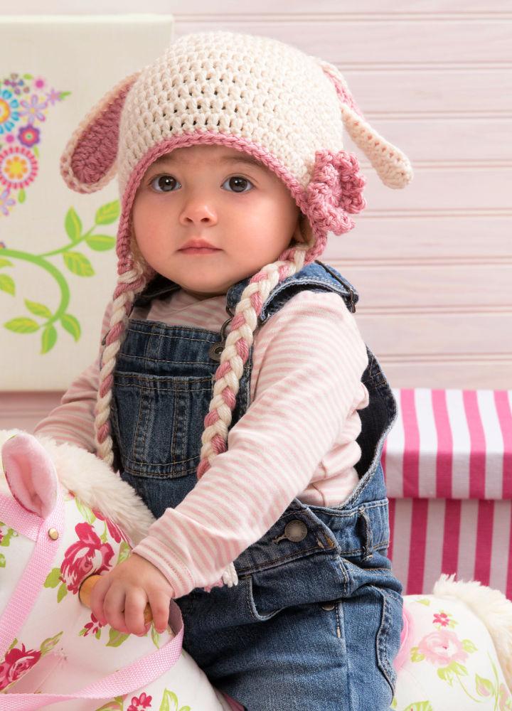 Crochet Sweet Baby Bunny Hat Pattern