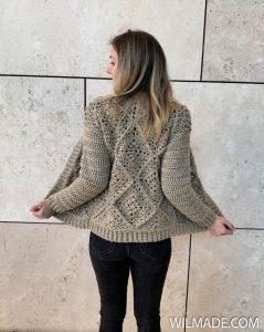 35 Free Crochet Granny Square Cardigan Patterns - Blitsy