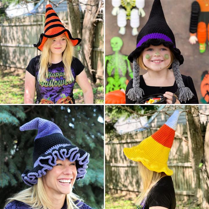 25 Free Crochet Witch Hat Patterns (PDF Pattern) Blitsy