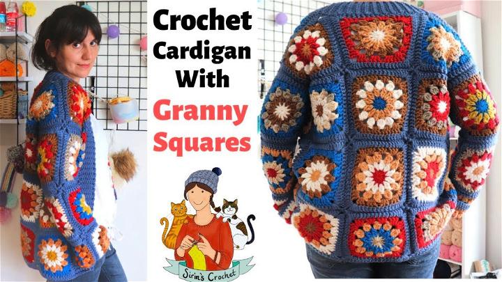 Crochet a Cardigan With Granny Squares