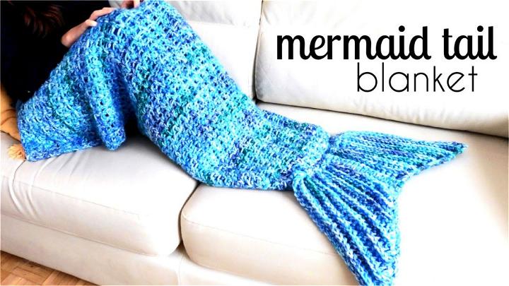 Crochet a Mermaid Tail Quilt Free Pattern