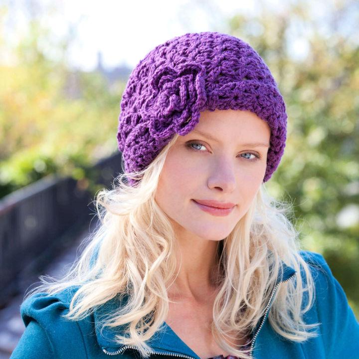 Crocheted Charleston Cloche Hat