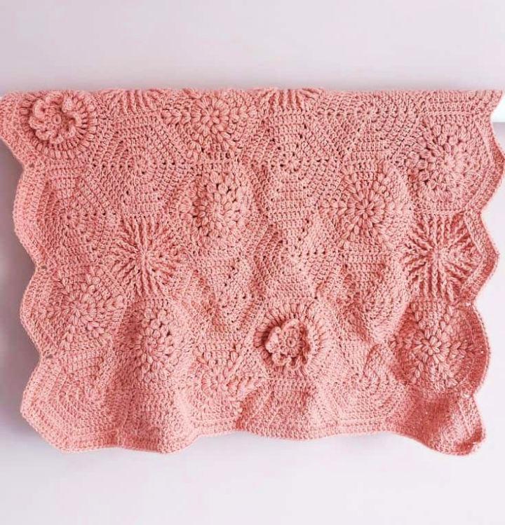 Crocheted Hexagon Hexagon Blanket Pattern