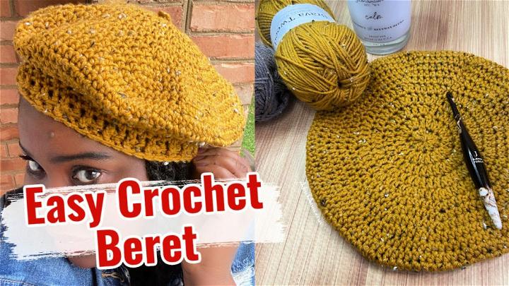 Crocheting a Flat Beret Free Pattern