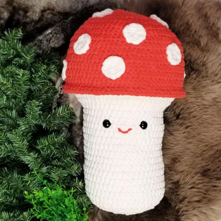 Cute Bernat Mushroom Stuffie Crochet Pattern