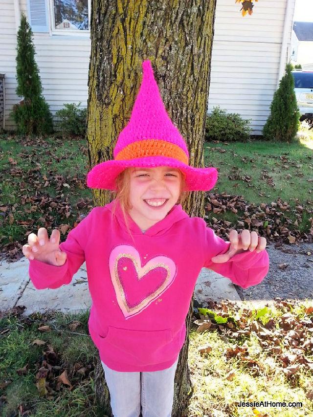 Cute Crochet Good Little Witch Hat Pattern