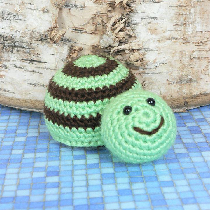 Cute Crochet Little Turtle Amigurumi Pattern