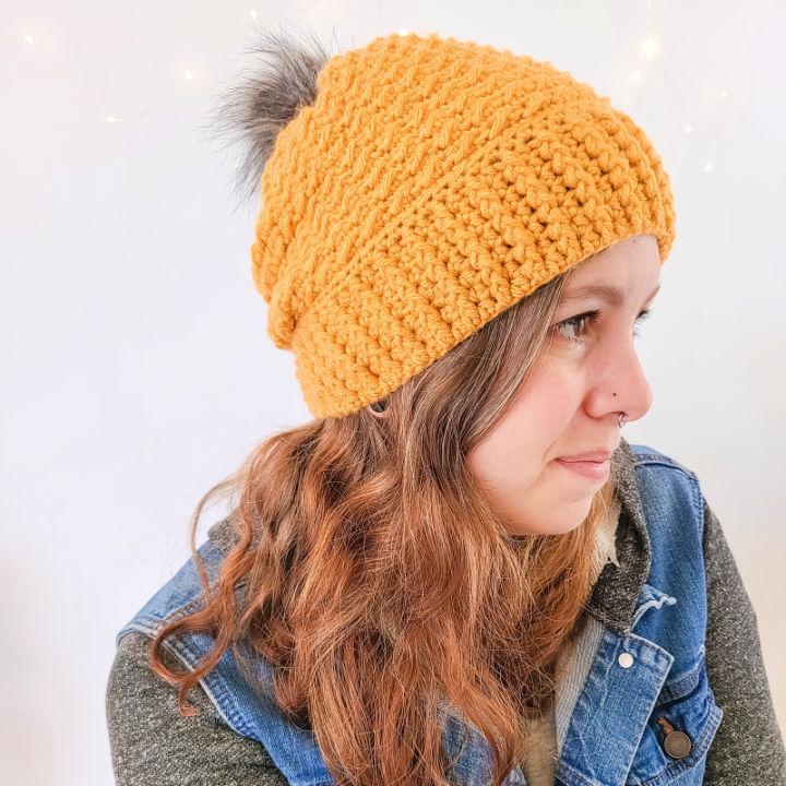 Cute Crochet the Arctic Beanie Winter Hat Pattern