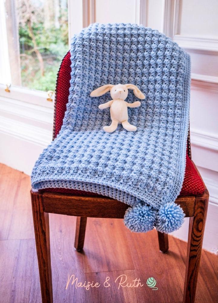 Cute Crochet the Barclay Baby Boy Blanket Pattern