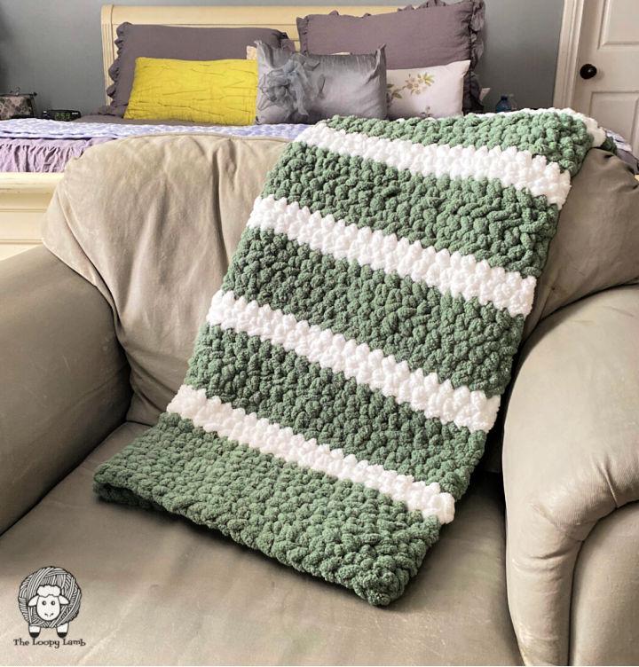 Bernat Mock Cable Crochet Blanket Pattern