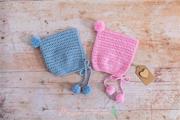 Easy Crochet Baby Bonnet Pattern