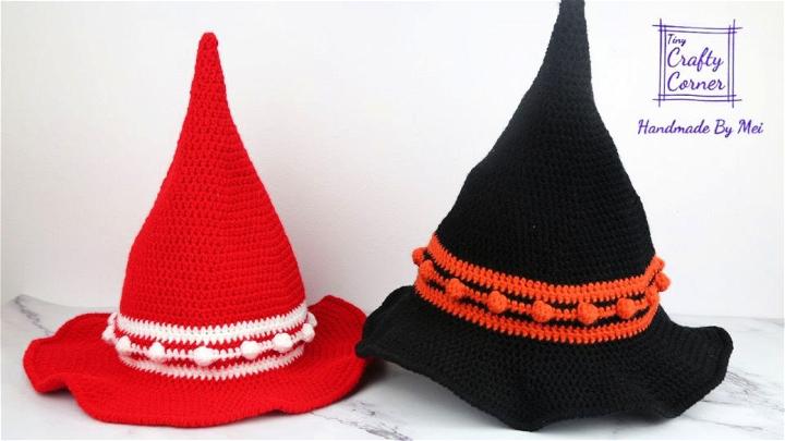 Easy Crochet Witch Hat Pattern for Beginners