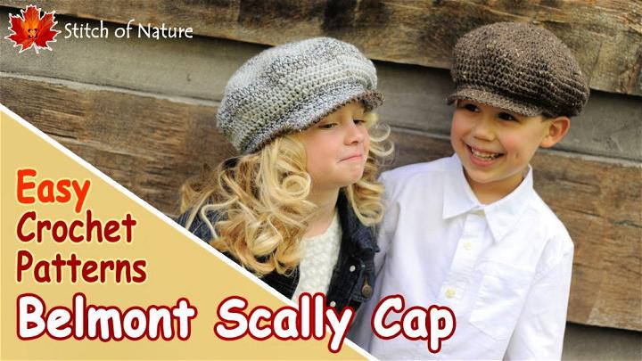 Easy Crochet the Belmont Newsboy Hat Pattern