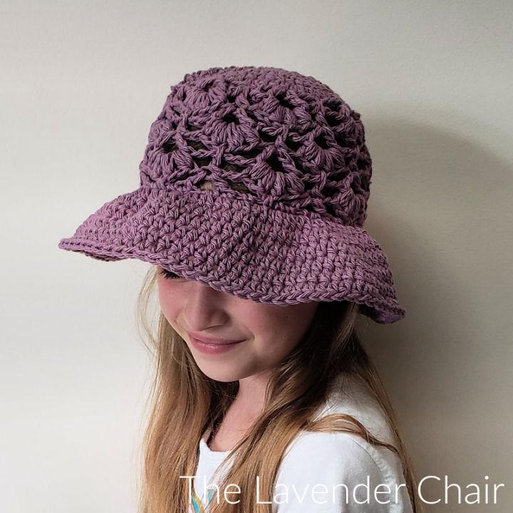 Easy Daisy Fields Sun Hat Crochet Pattern