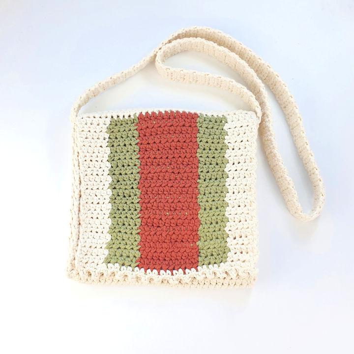 Easy Tapestry Crochet Crossbody Bag Pattern