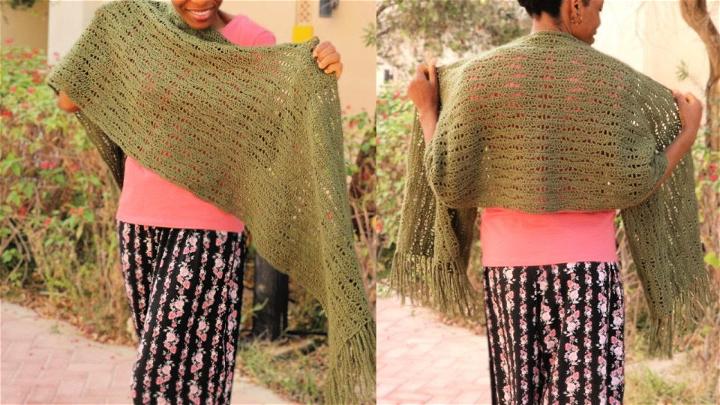 Elegant Crochet Lace Shawl Pattern