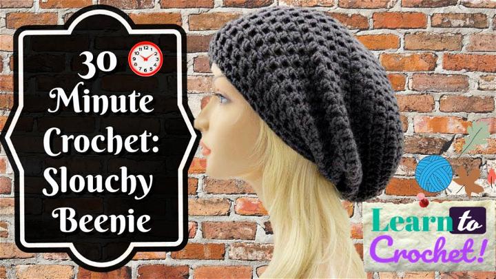 Fastest Crochet Slouchy Hat Pattern