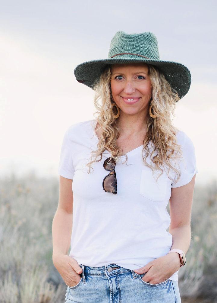 Fedora Crochet Sun Hat Pattern