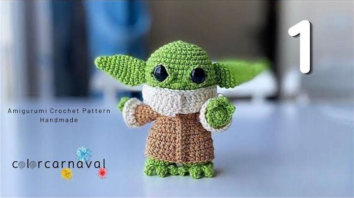 Free Crochet Amigurumi Baby Yoda Pattern