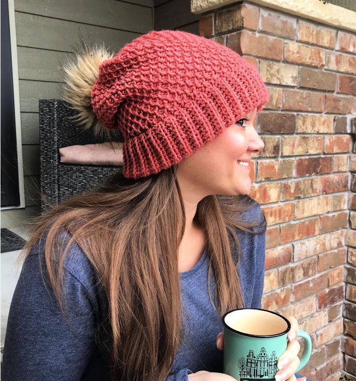 Free Crochet Back in Brugge Slouchy Beanie Pattern