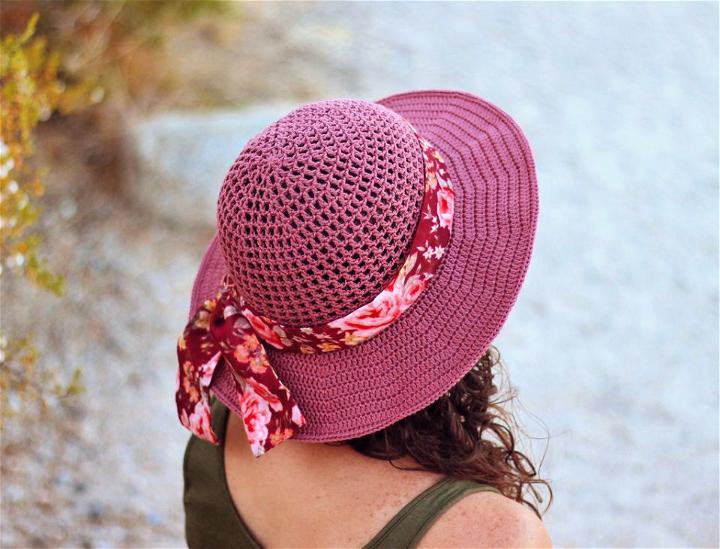 Free Crochet Desert Sun Hat Pattern