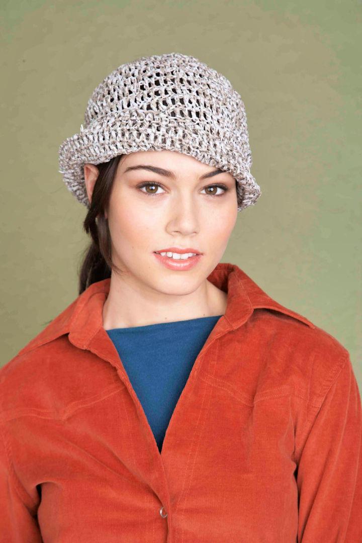 Free Crochet Openwork Cloche Pattern