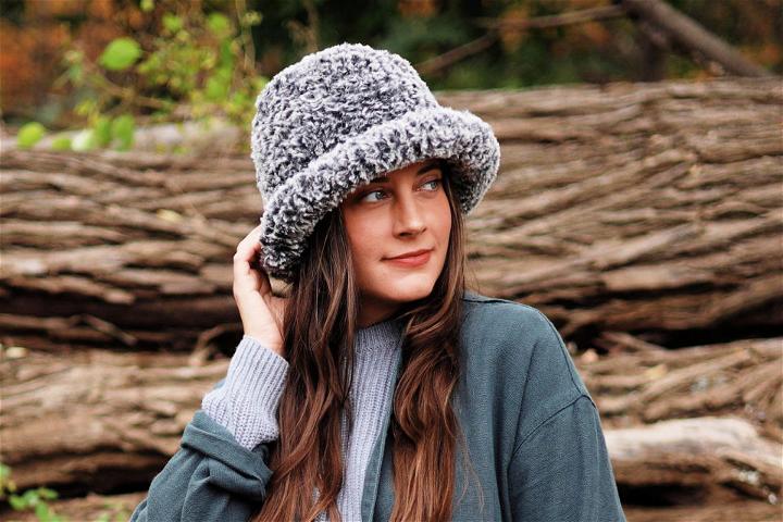Free Crochet Pattern for Annie Bucket Winter Hat