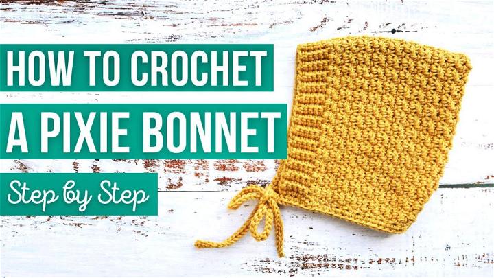 Free Crochet Pixie Bonnet Pattern for Baby