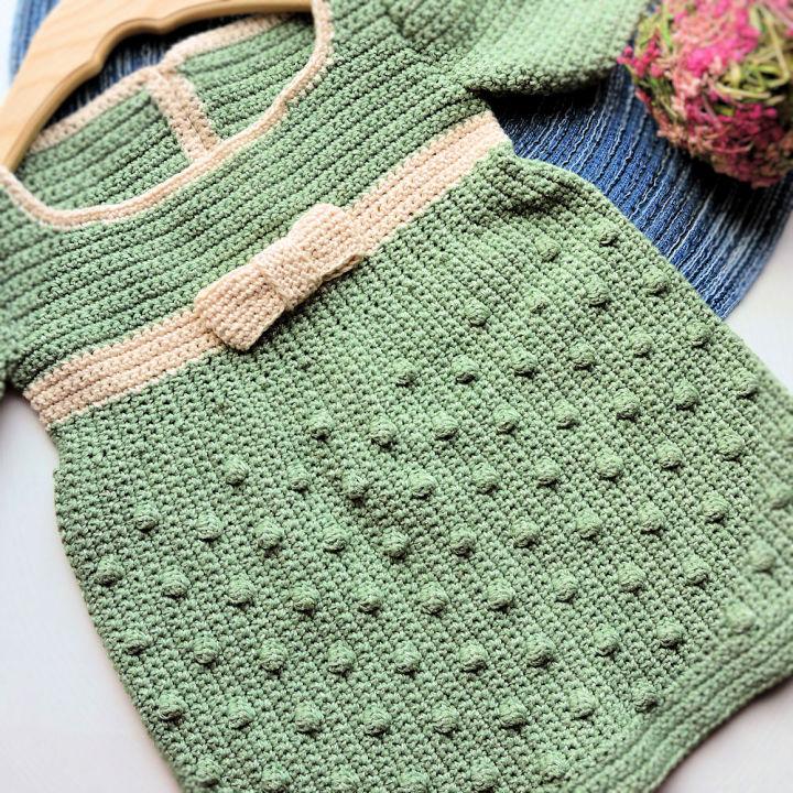 Free Crochet Spring Party Girl Dress Pattern