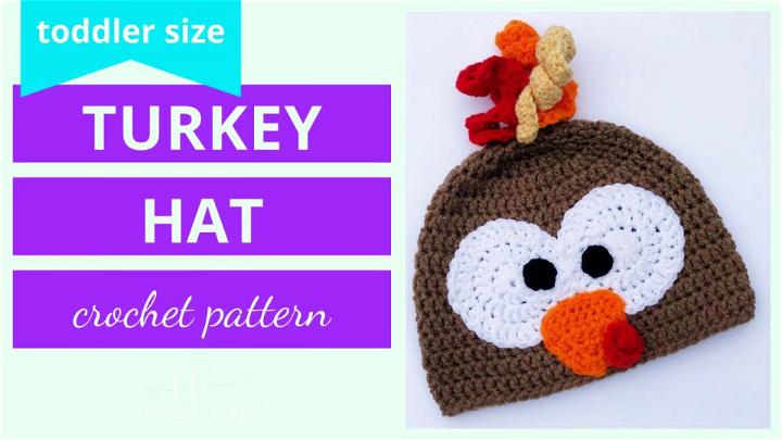 Free Crochet Toddler Size Turkey Hat Pattern