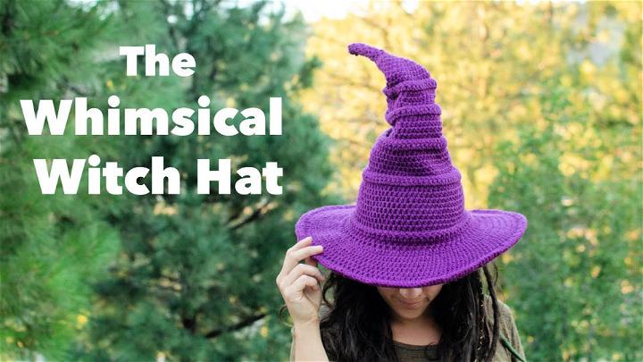 Free Crochet Twisted Witch Hat Pattern