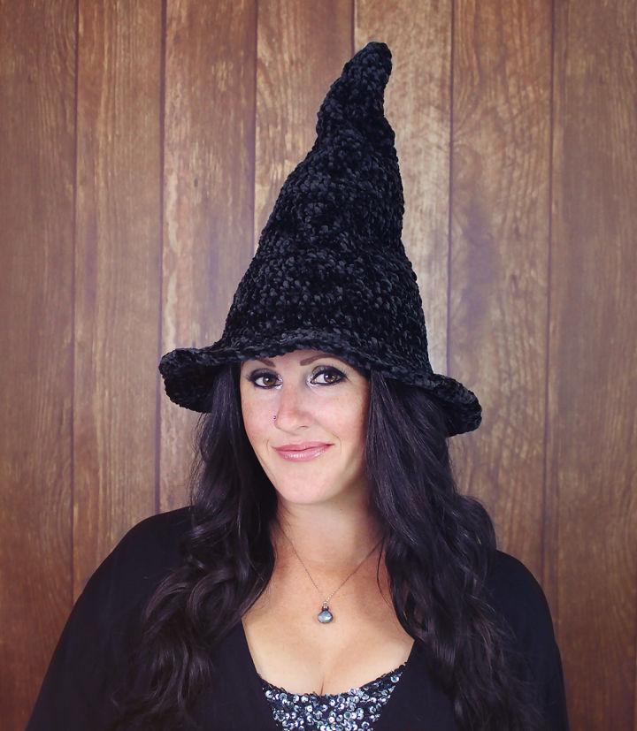 Free Crochet Velvet Witch Hat Pattern