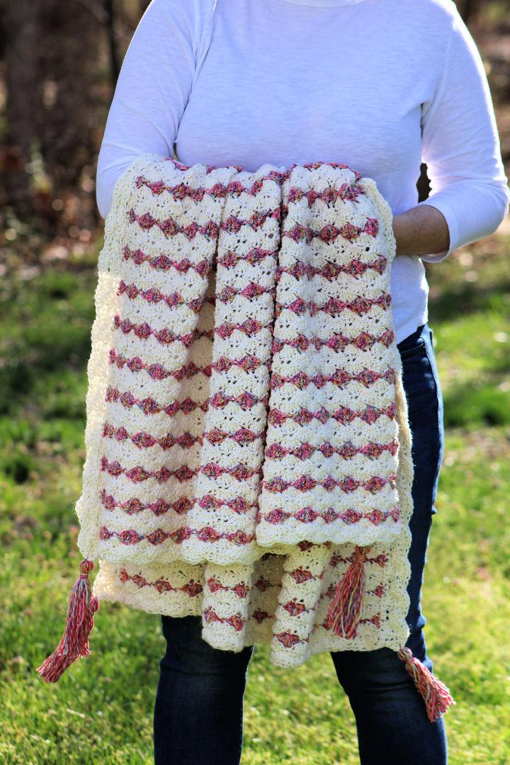 Free Crochet the Wildflowers Lapghan Pattern