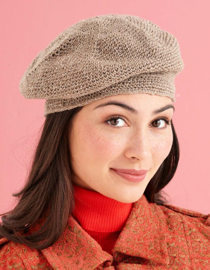 Free Printable Pattern for Beret Hat