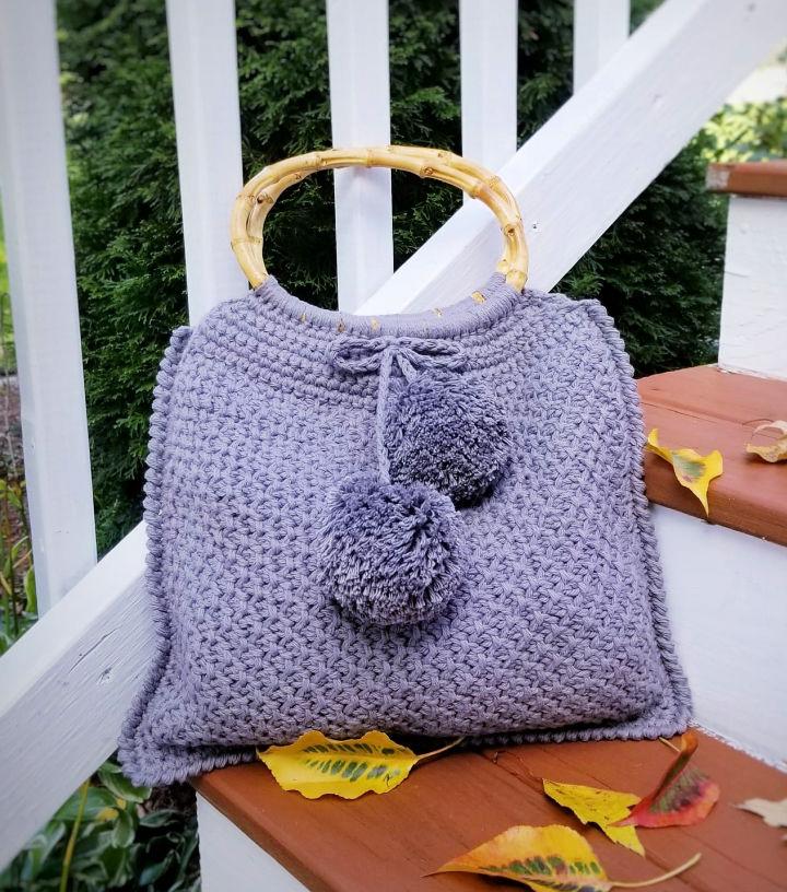Free Tunisian Crochet Honeycomb Handbag Pattern