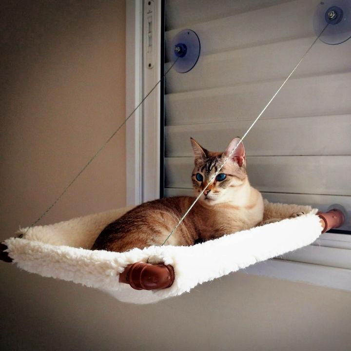 Glass Mounted Window Cat Bed