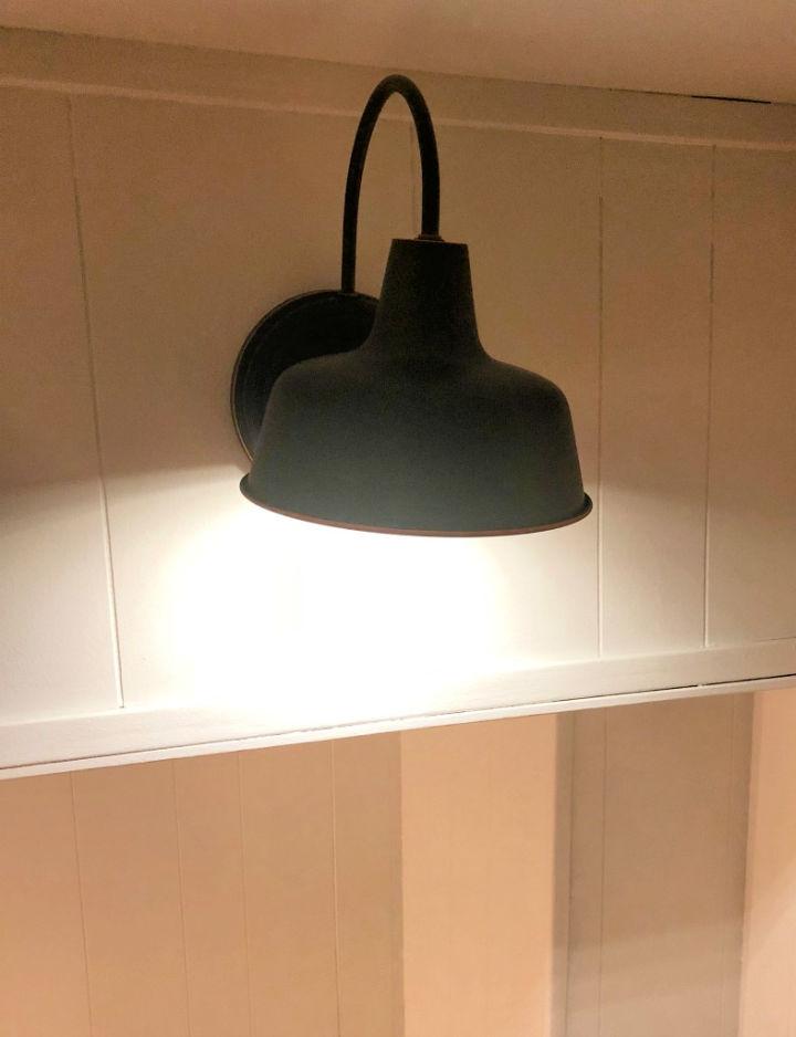 Homemade Wireless Led Wall Sconce