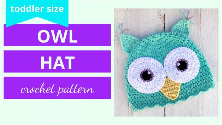 How to Crochet Owl Hat for Toddlers 