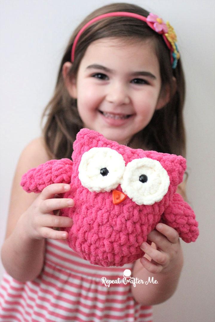 How to Crochet Plush Owl Free Pattern
