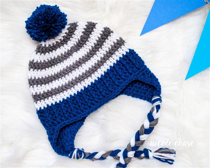 How to Crochet Spirit Earflap Hat Free Pattern