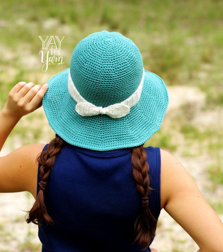 How to Crochet Summer Hat Free Pattern