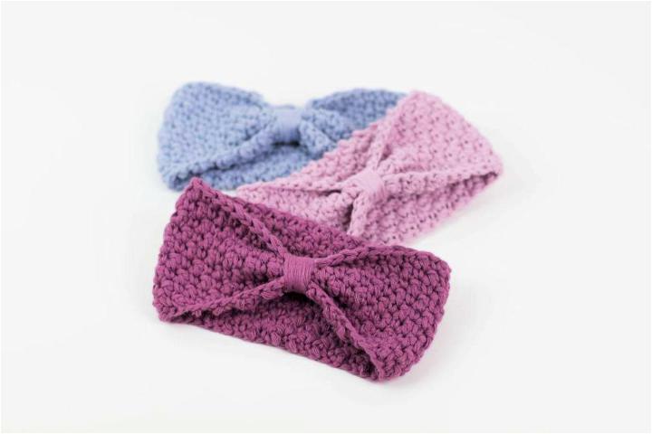 How to Crochet a Blueberry Dance Baby Headband
