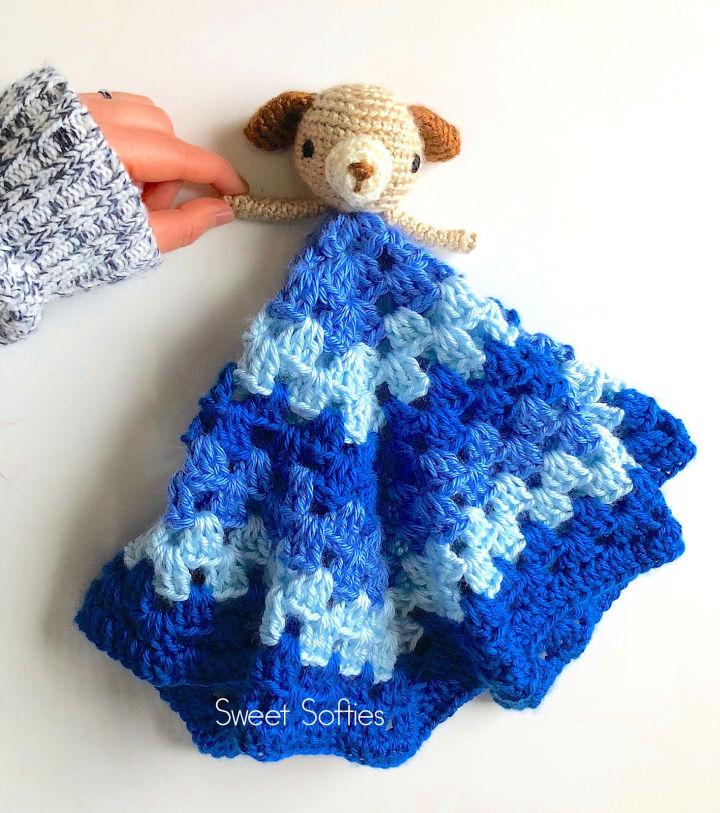 How to Crochet a Puppy Dog Lovey Free Pattern
