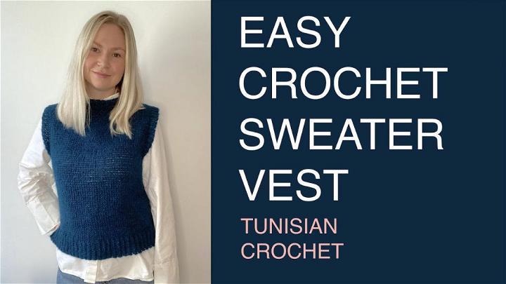 How to Make Sweater Vest - Free Crochet Pattern